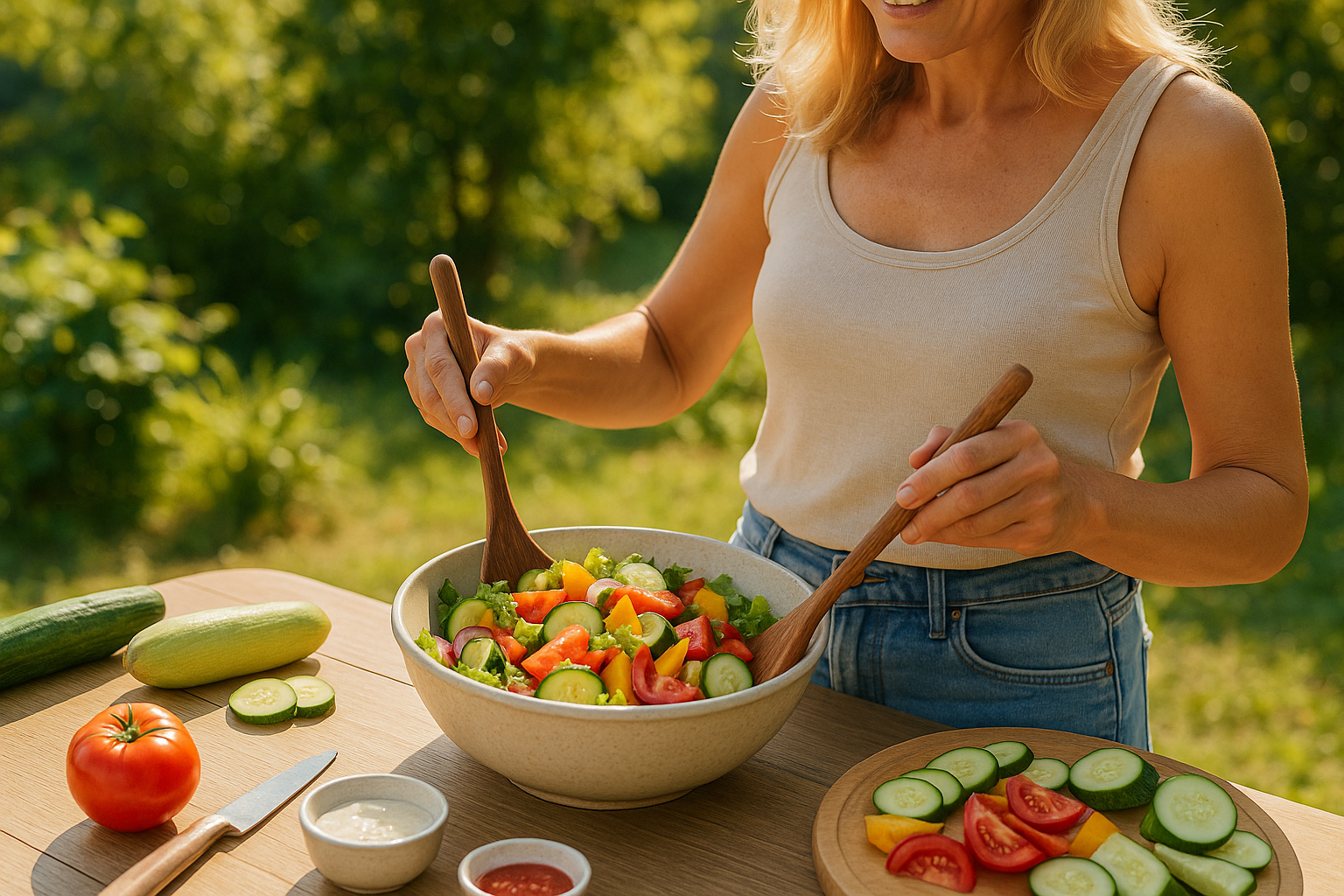 Gewichtszunahme Perimenopause Sommer