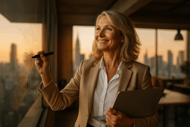 Mid‑Life‑Career‑Pivot – Warum die Wechseljahre ein Karrieturbo sein können