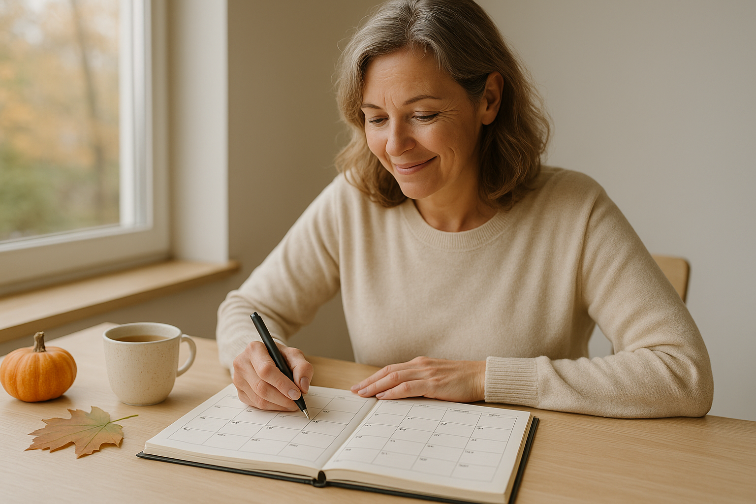 Dein Herbst‑Fahrplan 📅 6 Wochen Mini‑Programm bis November