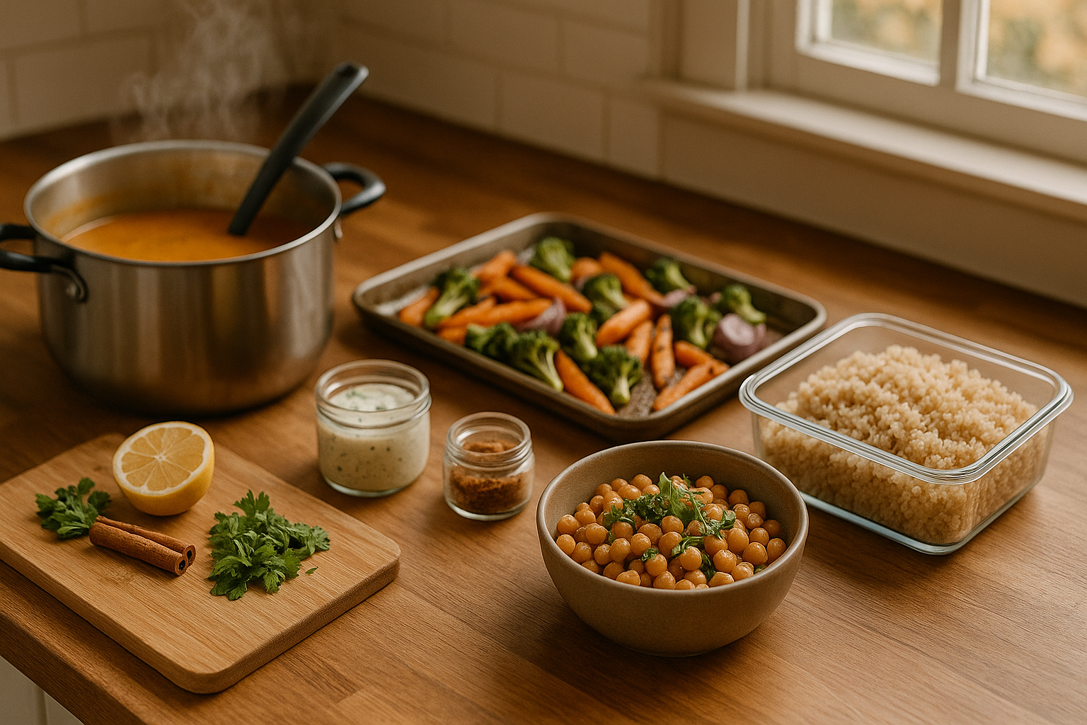 Mealprep für gemütliche Wochen 🍲 3 Herdplatten, 1 Stunde, 5 Gerichte