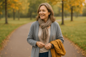 Zwiebellook gegen Hitzewallungen 🧥 Smarte Layer für wechselhaftes Wetter