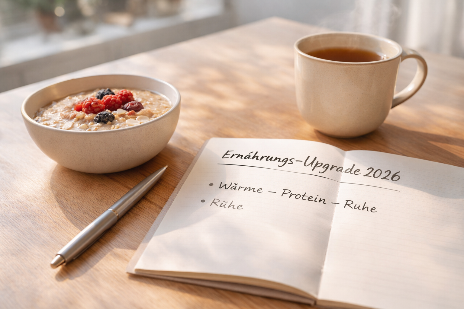 Genährt ins neue Jahr: Dein Ernährungs-Upgrade im Februar 2026 – Wechseljahre ohne Diätstress