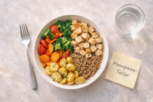 Der Menopause-Teller: die simpelste Formel für weniger Heißhunger