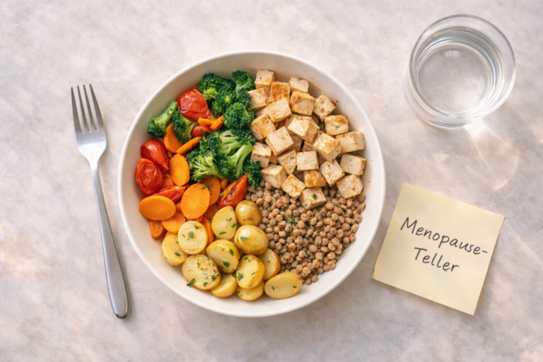 Der Menopause-Teller: die simpelste Formel für weniger Heißhunger