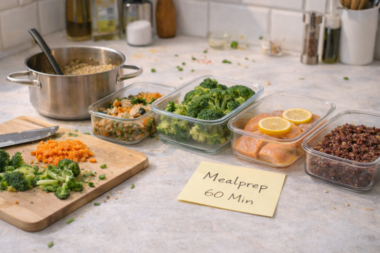 Mealprep 2.0: 60 Minuten, die dir 5 entspannte Tage schenken