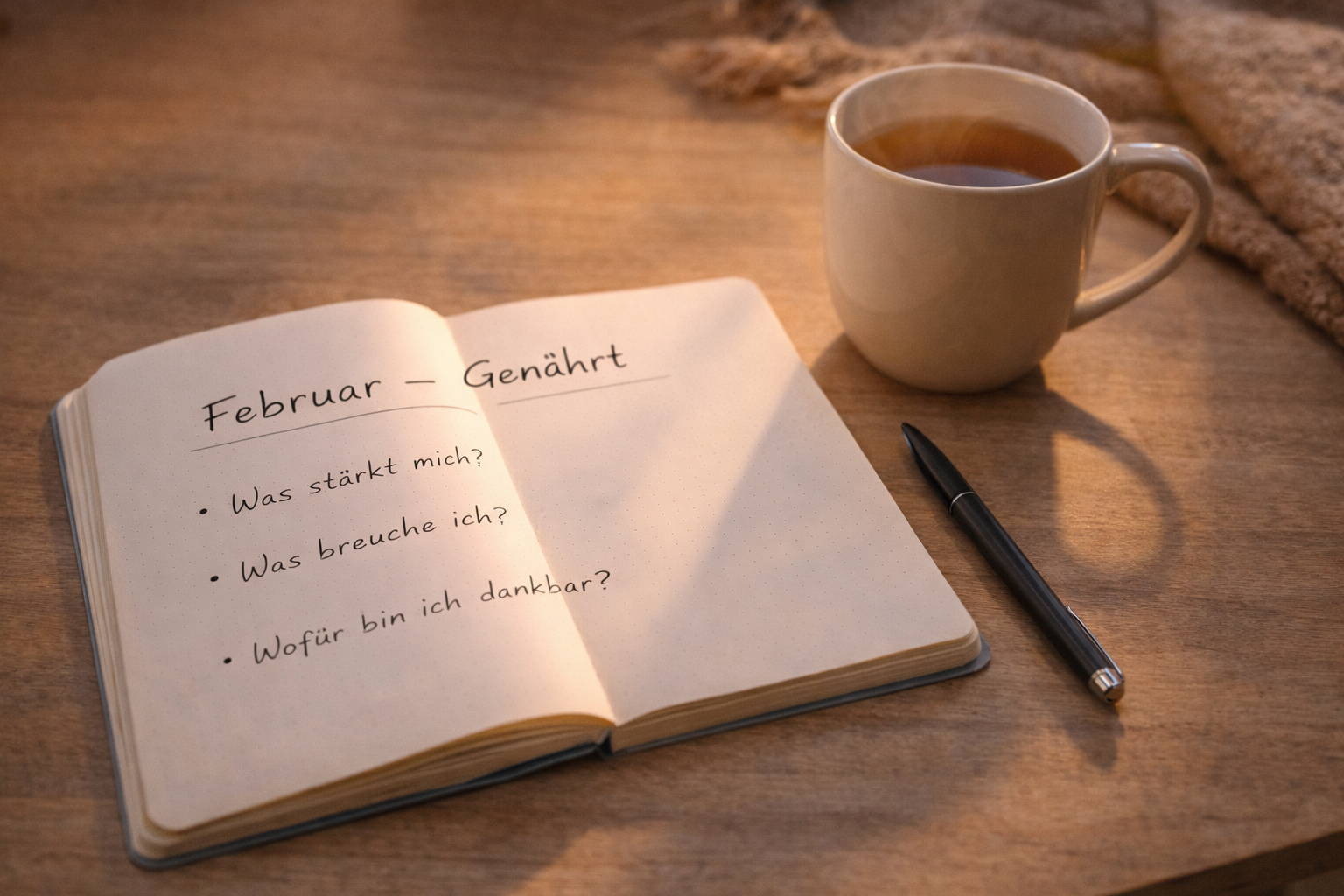 Februar-Abschluss ohne Druck: Was hat dich genährt – und was nimmst du in den März mit?