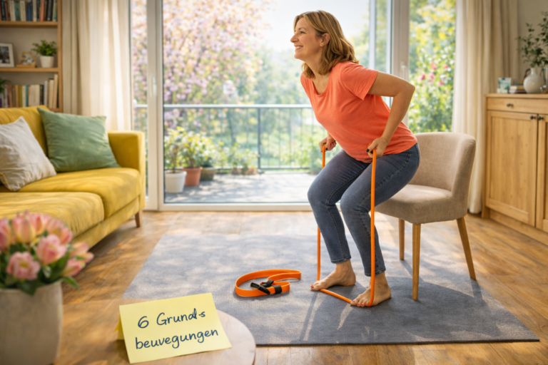 Kraftübungen zuhause Wechseljahre