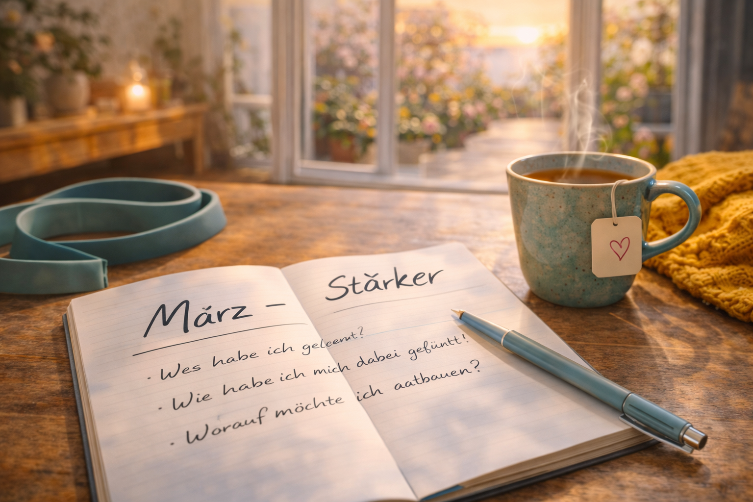 März-Abschluss ohne Druck: Wo bist du stärker geworden – im Körper und im Alltag?