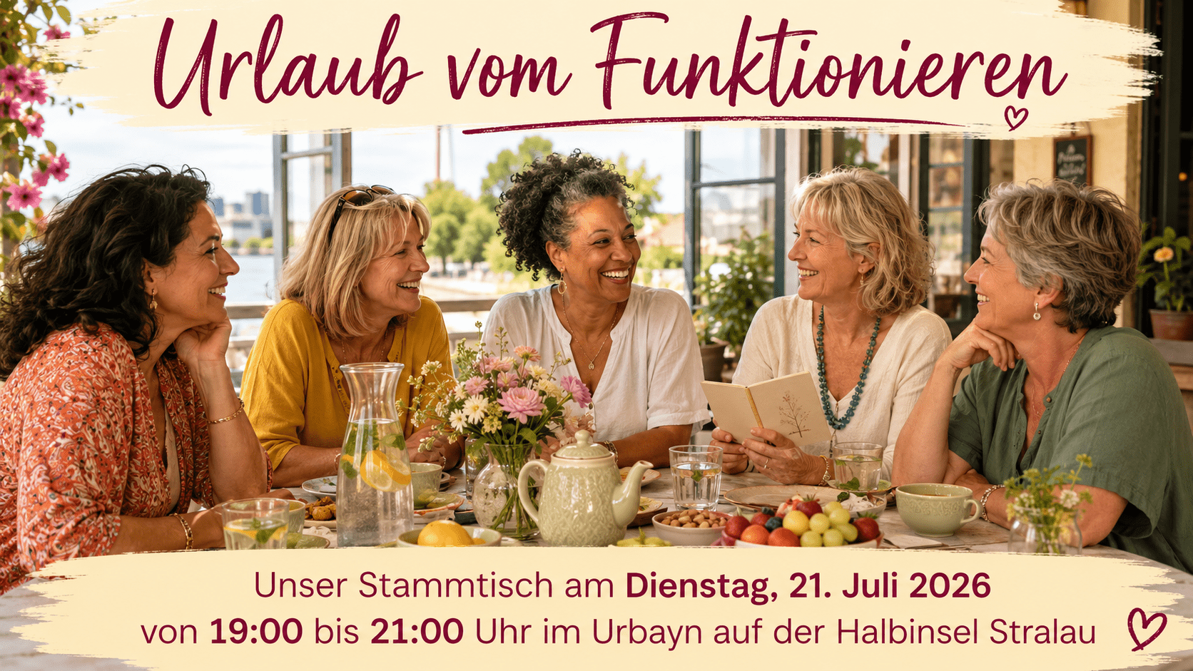 Balance4Women-Stammtisch am 21. Juli: Urlaub vom Funktionieren