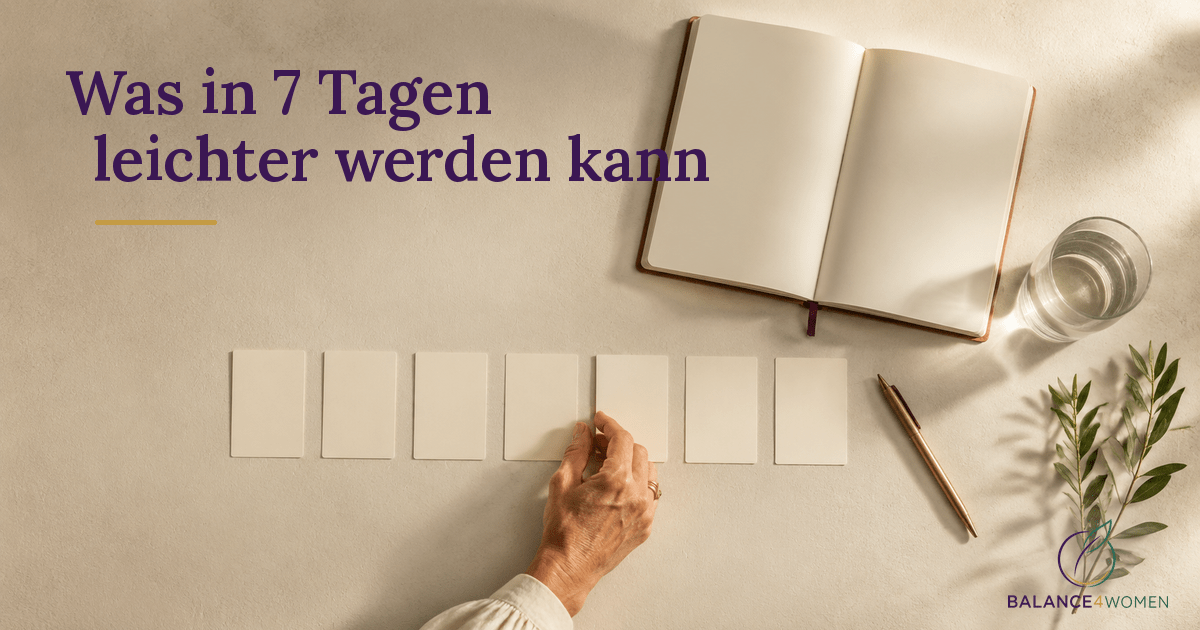 Was in sieben Tagen leichter werden kann - und was nicht